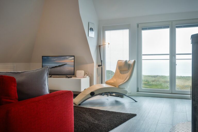 Wohnzimmer in Ferienwohnung Hörnum