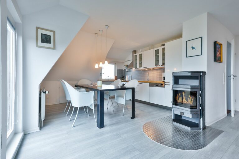 Esstisch in Ferienwohnung Hörnum