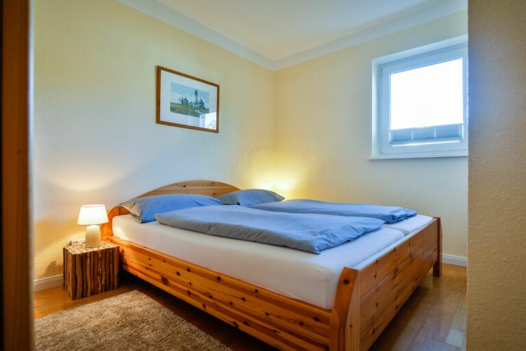 Schlafzimmer in Ferienwohnung Hörnum