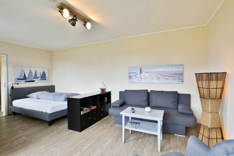 Wohnzimmer in Ferienwohnung Hörnum