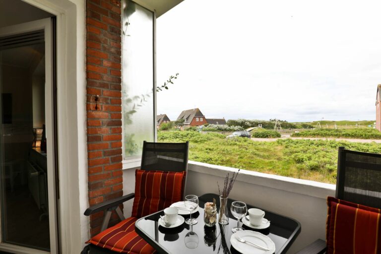 Balkon von Ferienwohnung Hörnum