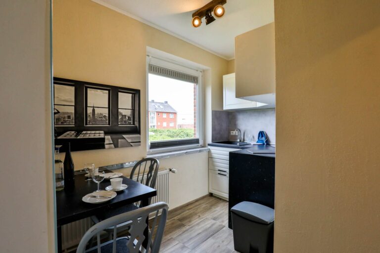 Küche in Ferienwohnung Hörnum