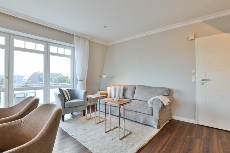 Wohnzimmer in Ferienwohnung Hörnum