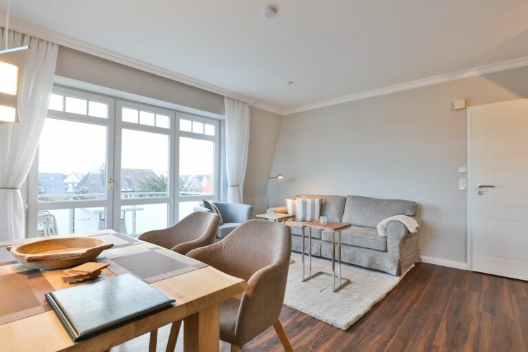 Wohnzimmer in Ferienwohnung Hörnum