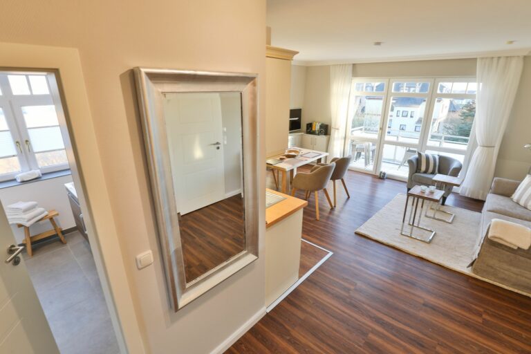 Wohnzimmer in Ferienwohnung Hörnum