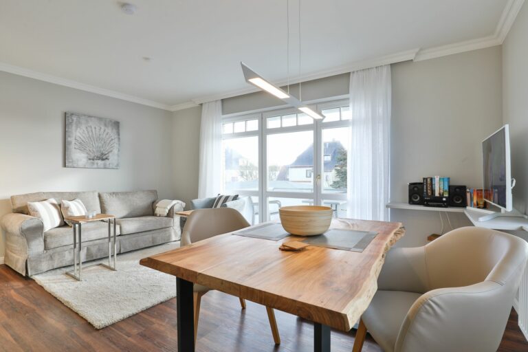 Wohnzimmer in Ferienwohnung Hörnum