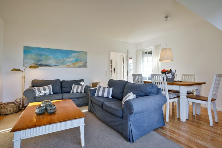 Wohnzimmer in Ferienwohnung Hörnum