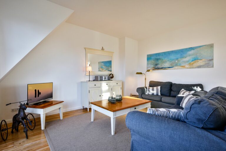 Wohnzimmer in Ferienwohnung Hörnum