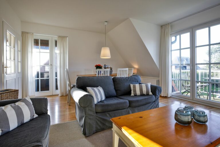 Wohnzimmer in Ferienwohnung Hörnum