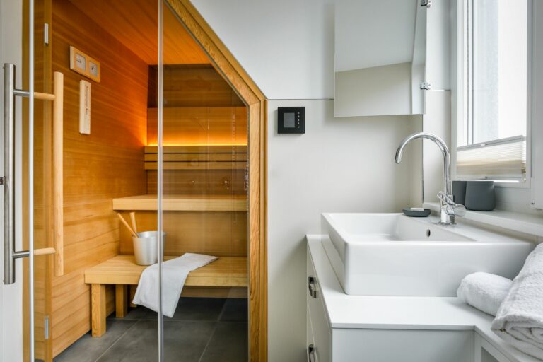 Sauna in Ferienwohnung Hörnum