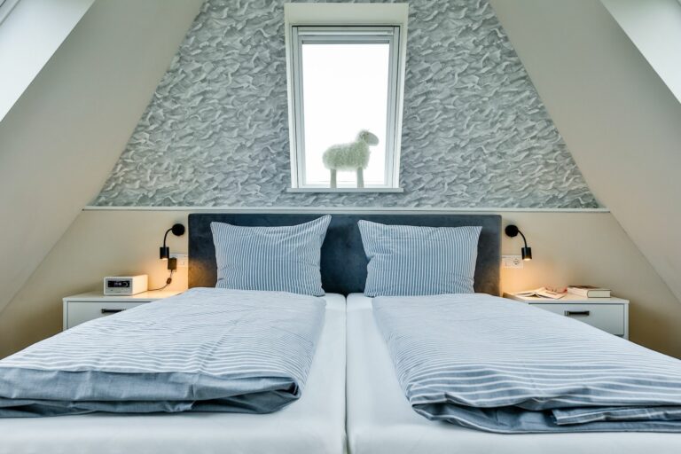 Schlafzimmer in Ferienwohnung Hörnum