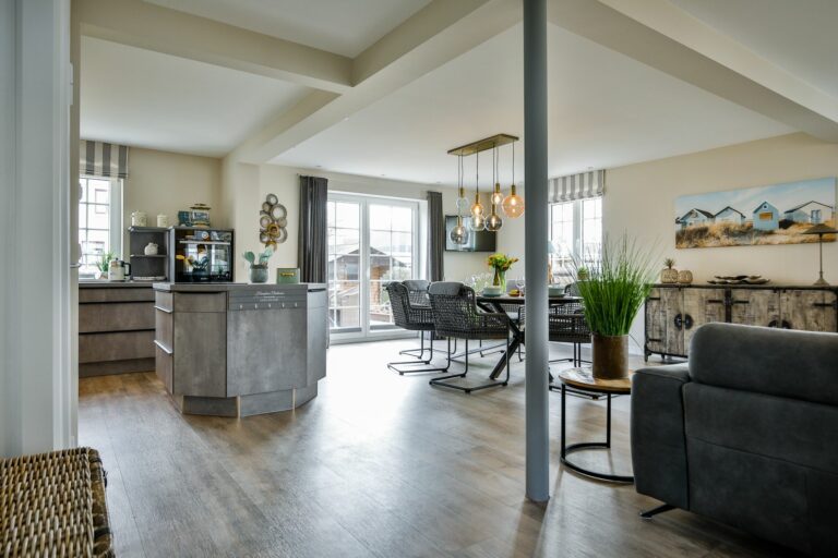 Wohnzimmer in Ferienwohnung Hörnum