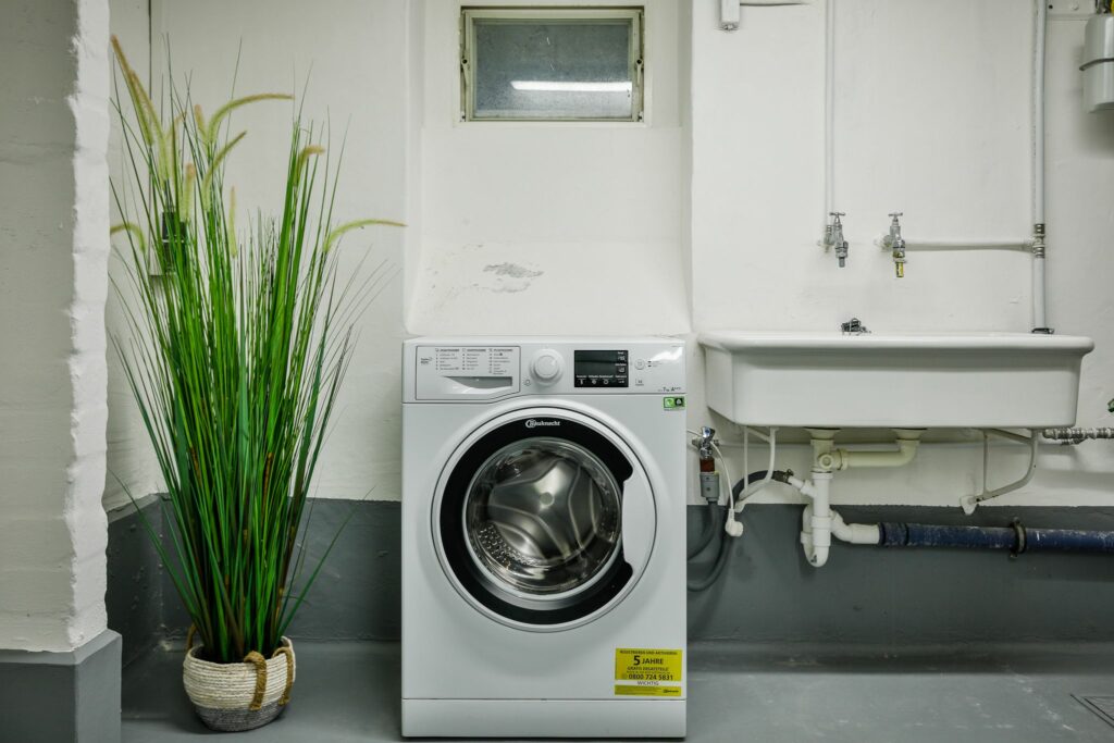 Waschmaschine in Ferienwohnung Hörnum