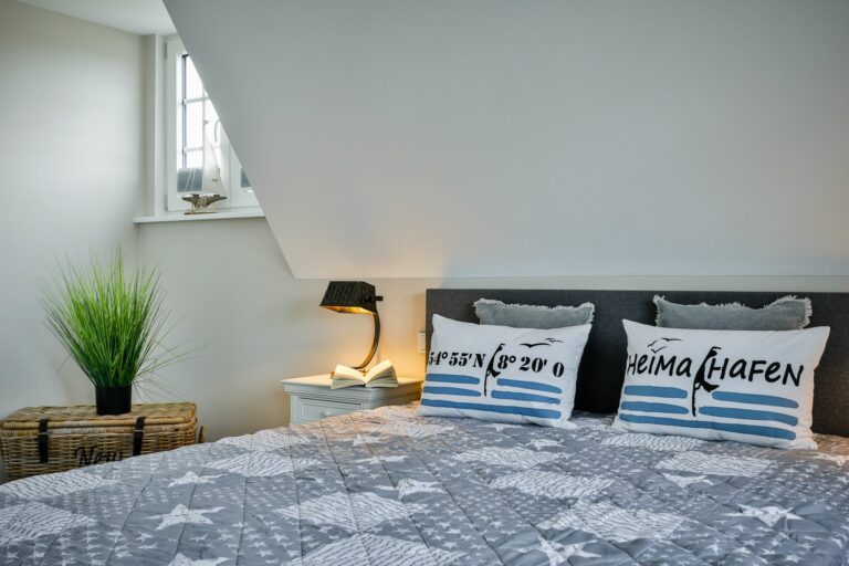 Schlafzimmer in Ferienwohnung Hörnum