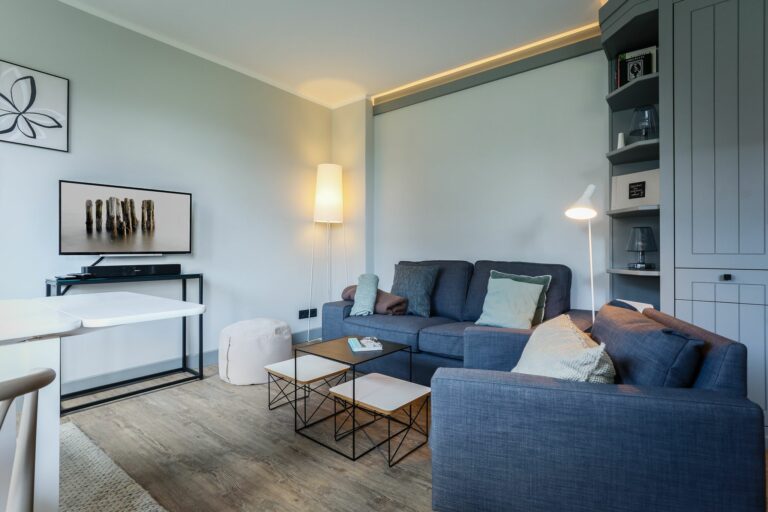 Wohnzimmer in Ferienwohnung Hörnum