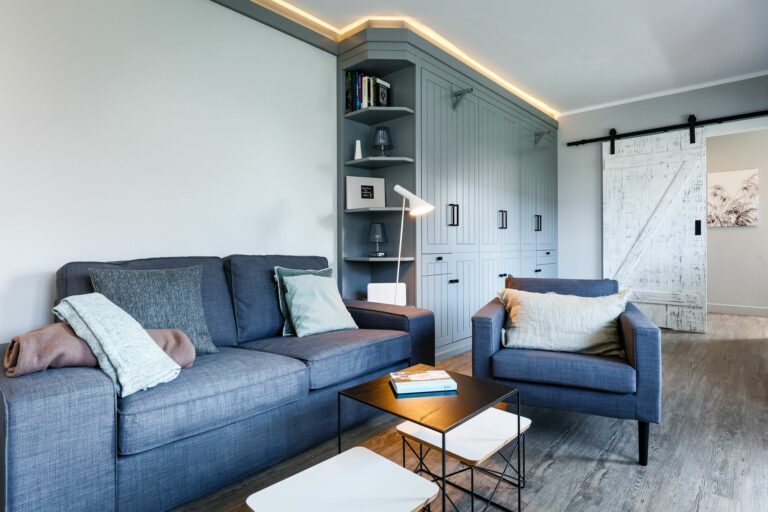 Wohnzimmer in Ferienwohnung Hörnum