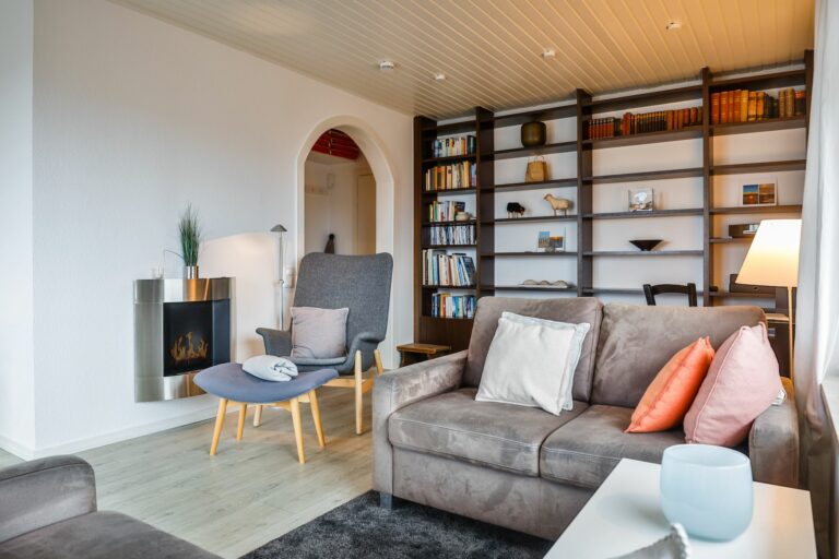 Wohnzimmer in Ferienwohnung Hörnum