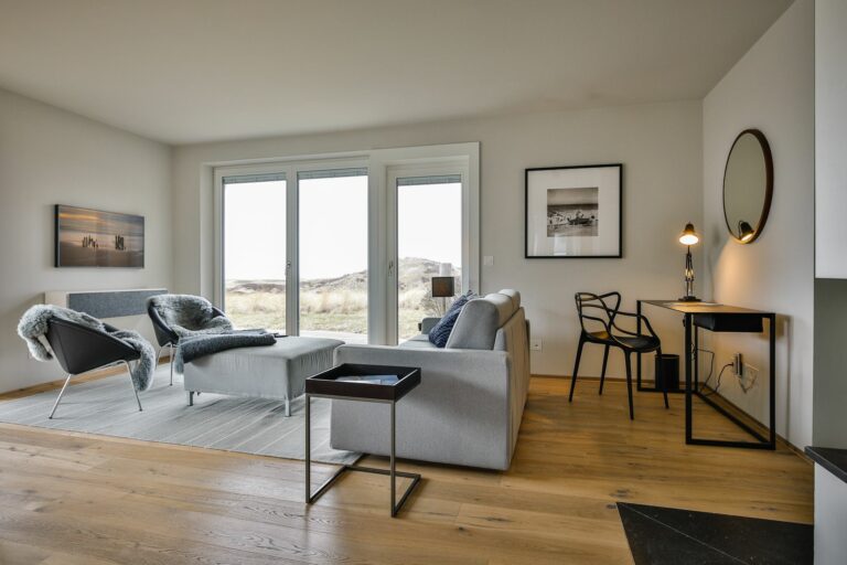 Wohnzimmer in Ferienwohnung Hörnum