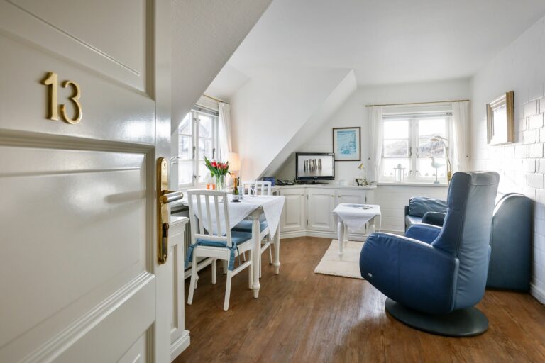 Wohnzimmer in Ferienwohnung Hörnum
