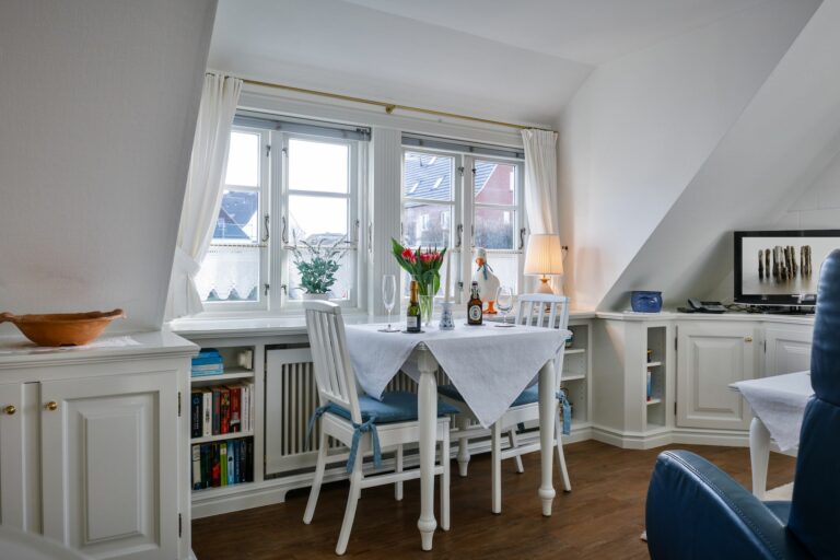Esstisch in Ferienwohnung Hörnum