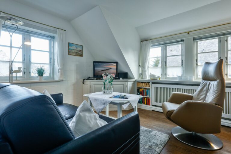 Wohnzimmer in Ferienwohnung Hörnum