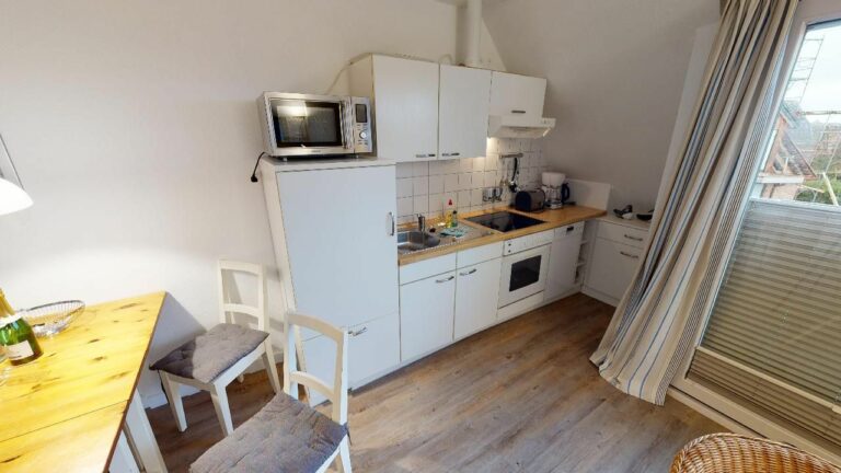 Wohnküche in Ferienwohnung Hörnum