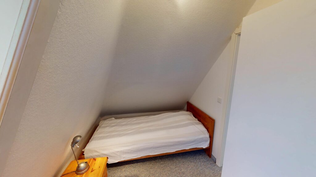 Schlafzimmer in Ferienwohnung Hörnum