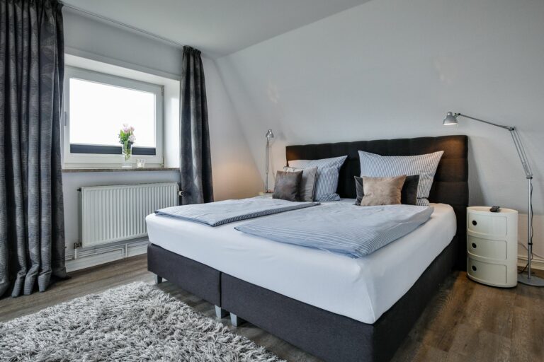 Schlafzimmer in Ferienwohnung Hörnum