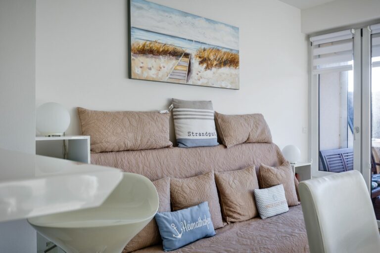 Wohnzimmer in Ferienwohnung Hörnum