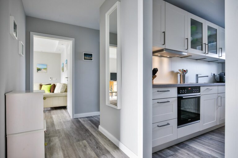 Küche in Ferienwohnung Hörnum