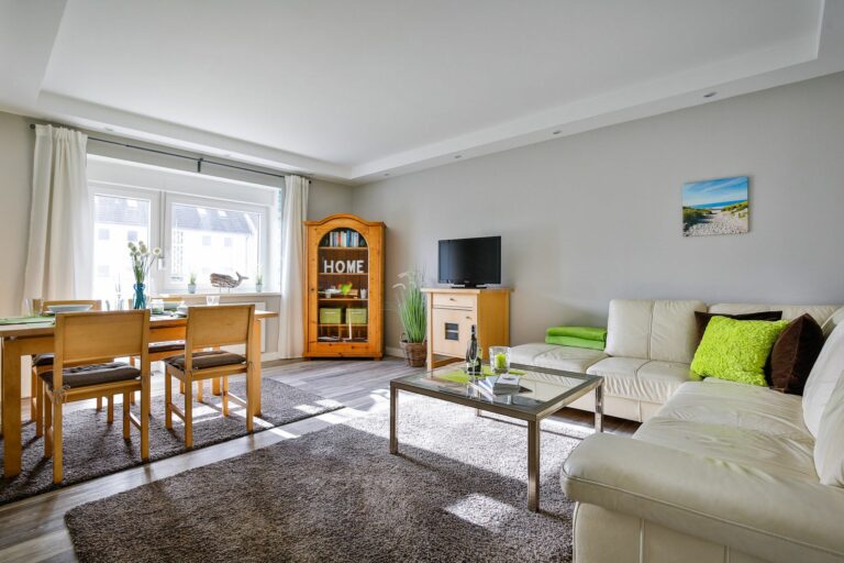 Wohnzimmer in Ferienwohnung Hörnum