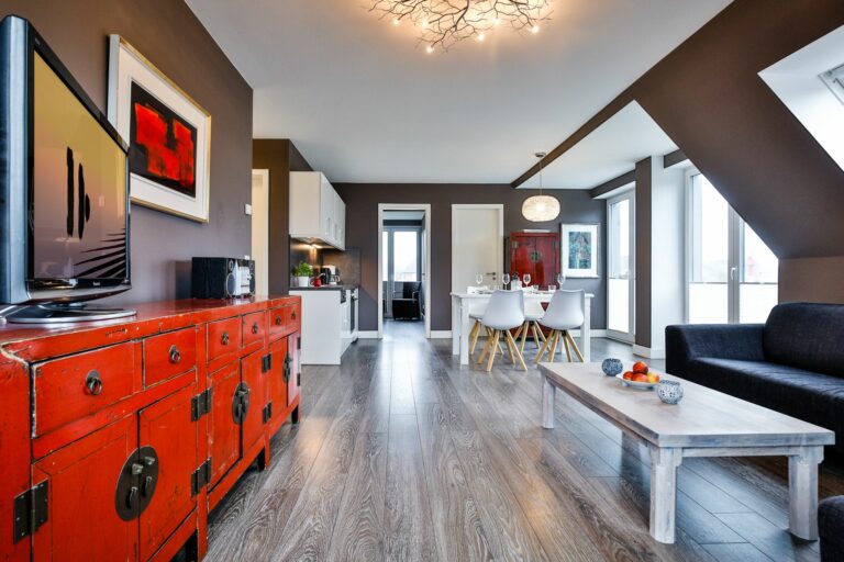Wohnzimmer in Ferienwohnung Hörnum