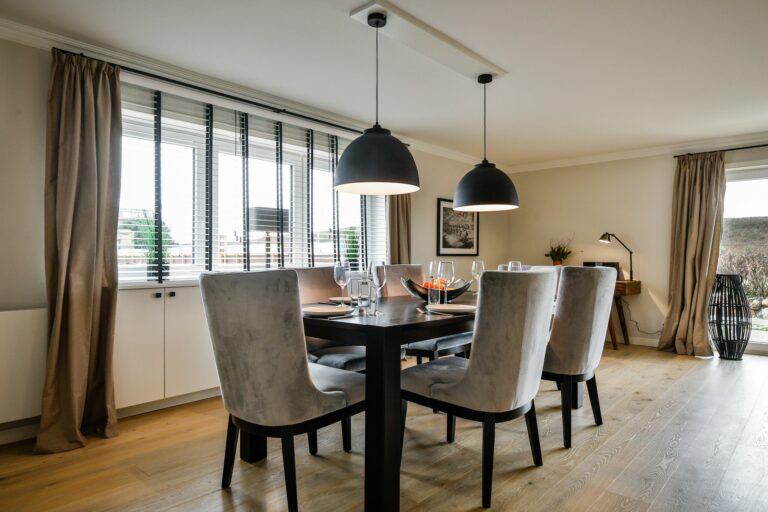 Esstisch in Ferienwohnung Hörnum
