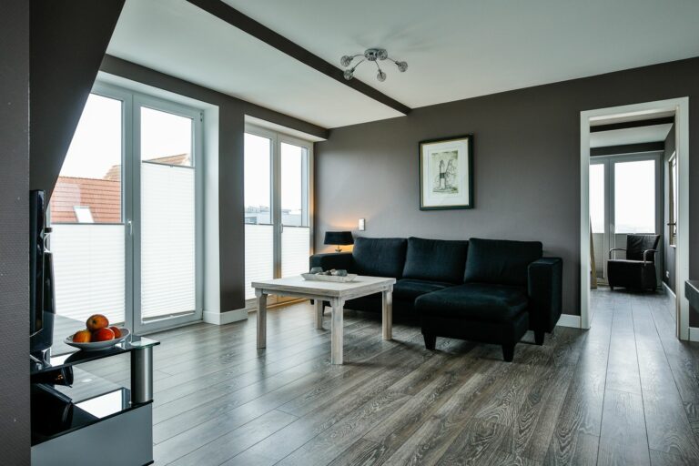 Wohnzimmer in Ferienwohnung Hörnum