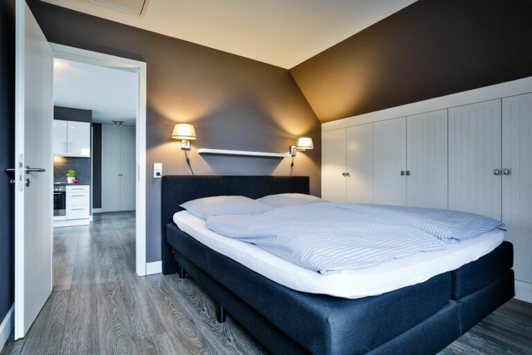 Schlafzimmer in Ferienwohnung Hörnum