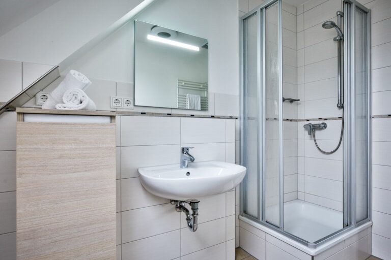Bad in Ferienwohnung Hörnum