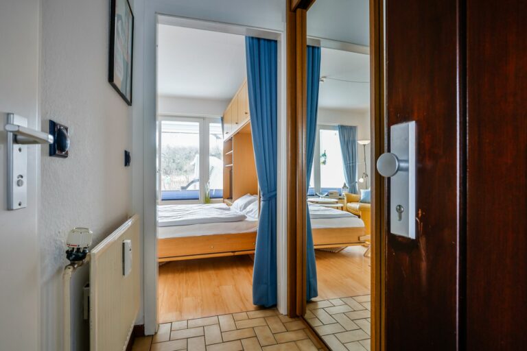 Schlafzimmer in Ferienwohnung Hörnum