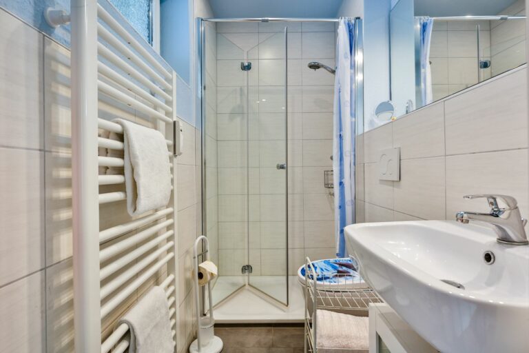 Bad in Ferienwohnung Hörnum
