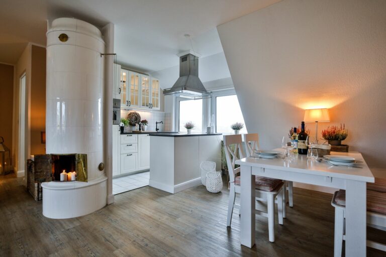 Wohnküche in Ferienwohnung Hörnum