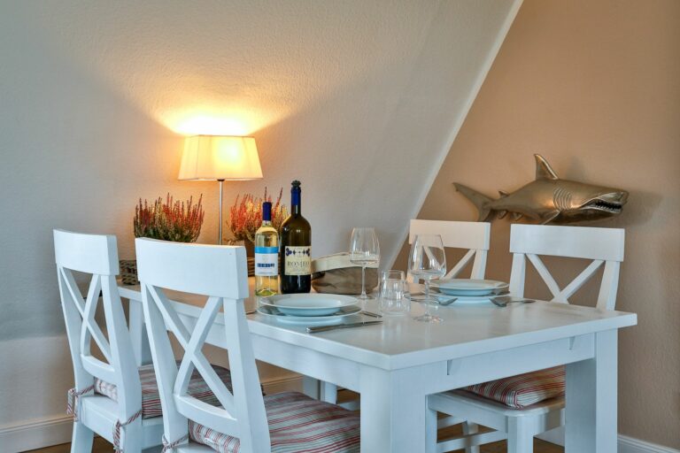 Esstisch in Ferienwohnung Hörnum