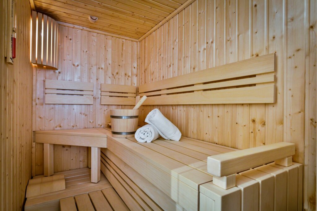 Sauna in Ferienwohnung Hörnum