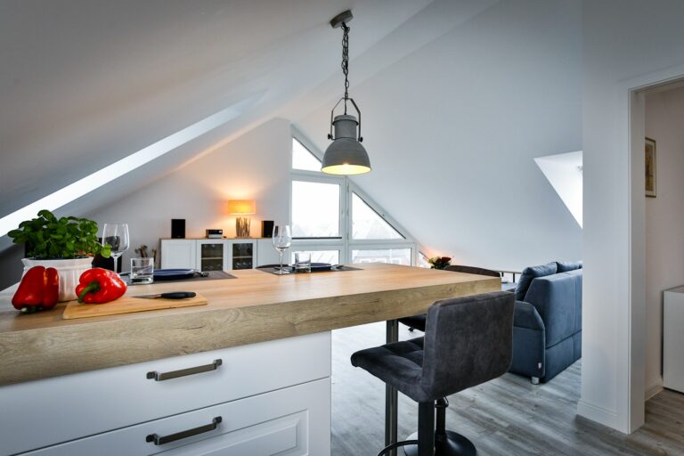 Küche in Ferienwohnung Hörnum