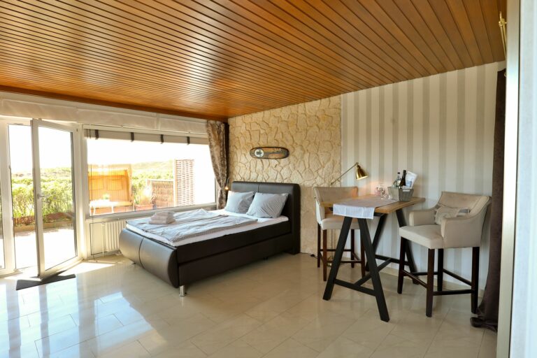 Schlafzimmer in Ferienwohnung Hörnum