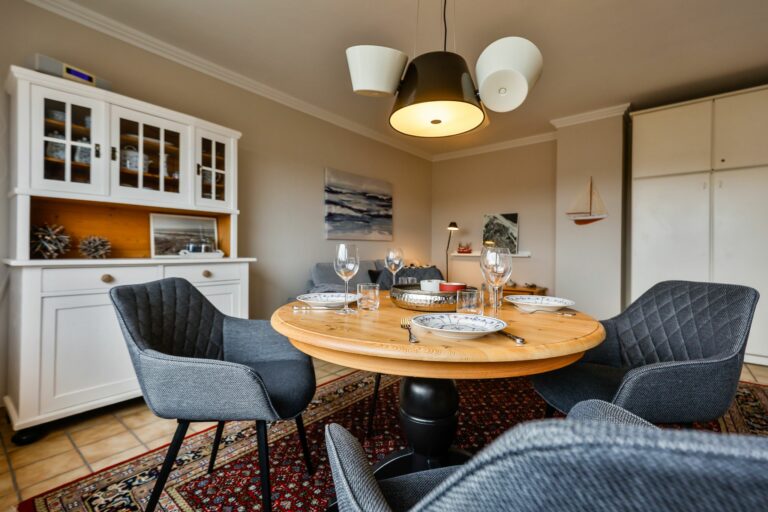 Esstisch in Ferienwohnung Hörnum