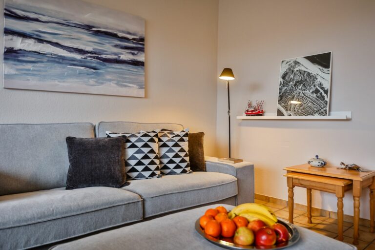 Wohnzimmer in Ferienwohnung Hörnum