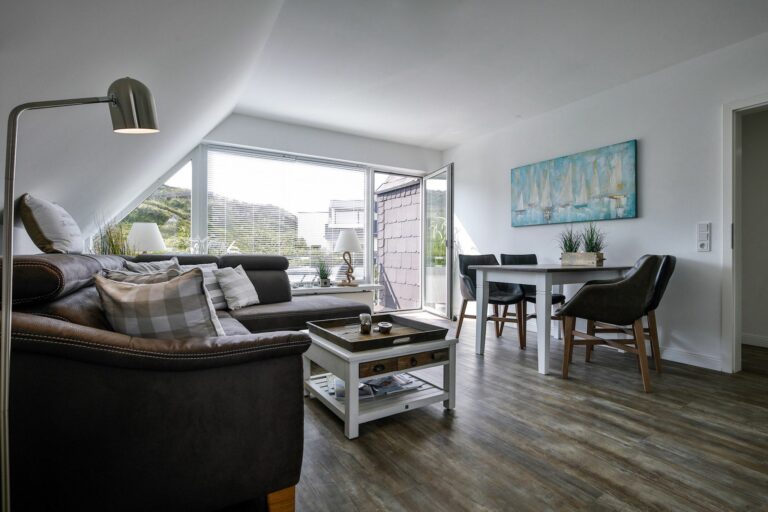 Wohnzimmer in Ferienwohnung Hörnum