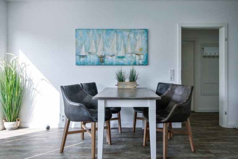 Esstisch in Ferienwohnung Hörnum
