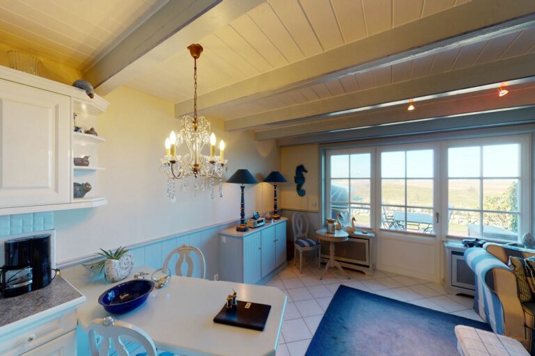 Wohnzimmer in Ferienwohnung Hörnum