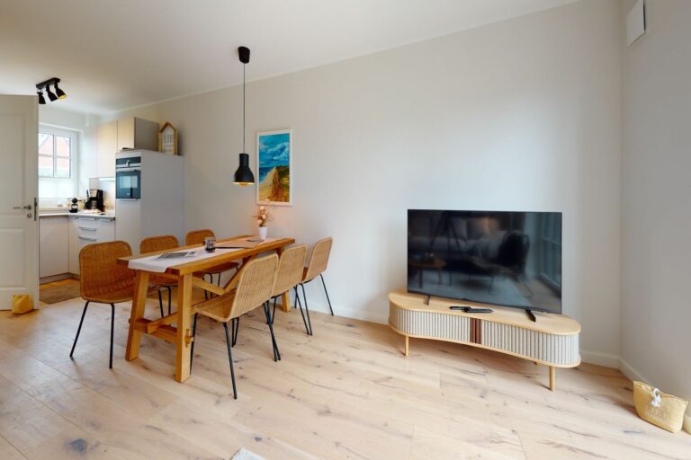 Wohnzimmer in Ferienwohnung Hörnum