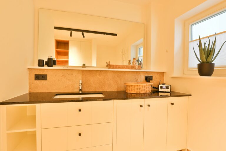 Bad in Ferienwohnung Hörnum